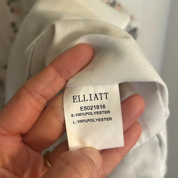 Elliatt Revolve Bloom Floral Print Asymmetric Dress size Women’s Large - Picture 7 of 11